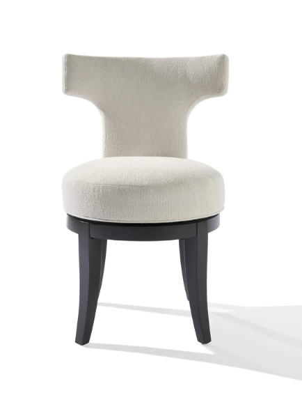 Millie Vanity Swivel Chair - Front View