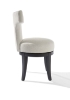 Millie Vanity Swivel Chair - Side Profile